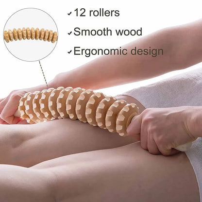 Wood Therapy Roller Stick Massage