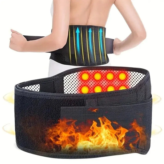 Adjustable Self-heating Magnetic Therapy Support Belt