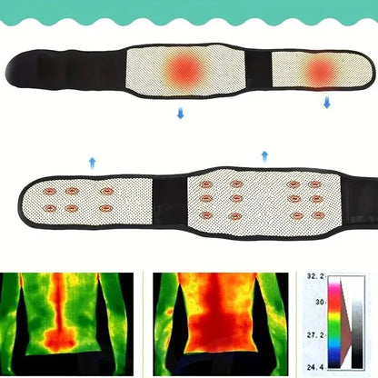 Adjustable Self-heating Magnetic Therapy Support Belt