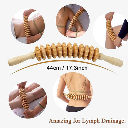 Wood Therapy Roller Stick Massage