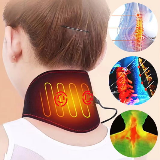 Neck Heating Massager Pad