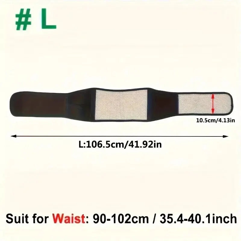 Adjustable Self-heating Magnetic Therapy Support Belt